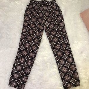 Joe B pants. Elastic waist. Stretchy material.